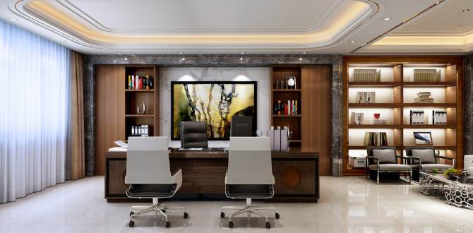 上海辦公室裝修設(shè)計(jì)中，窗戶使用白色窗簾是否美觀