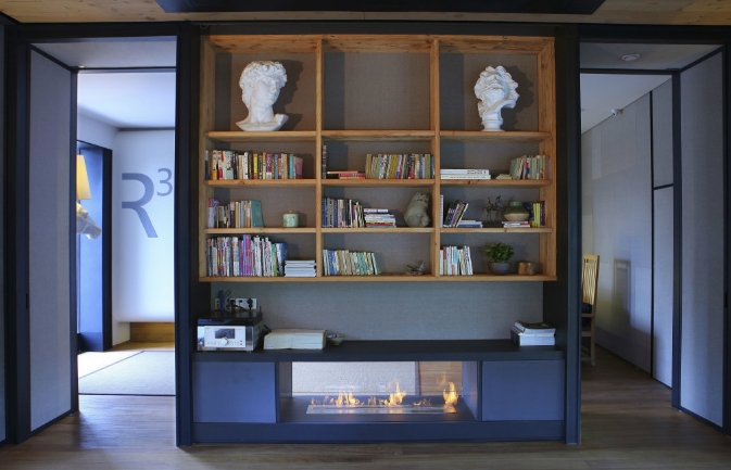 辦公室裝修設(shè)計選擇黑色木柜子好看嗎？