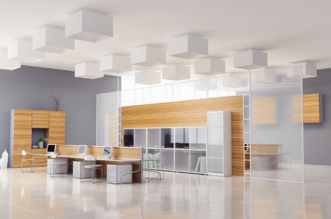 上海辦公室裝修設計：米色家具，優(yōu)雅實用兩不誤！