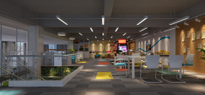 辦公室裝修設(shè)計(jì)：橙色地毯點(diǎn)亮職場(chǎng)新活力！