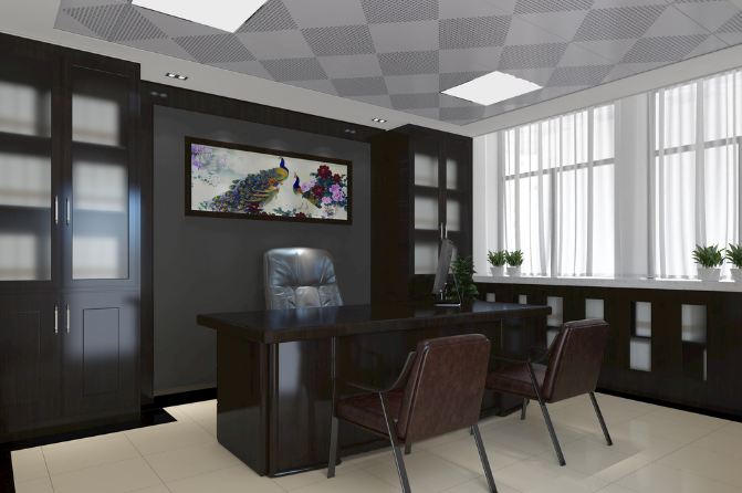 上海辦公室裝修設(shè)計：冷色調(diào)屏風(fēng)，打造商務(wù)新風(fēng)尚！